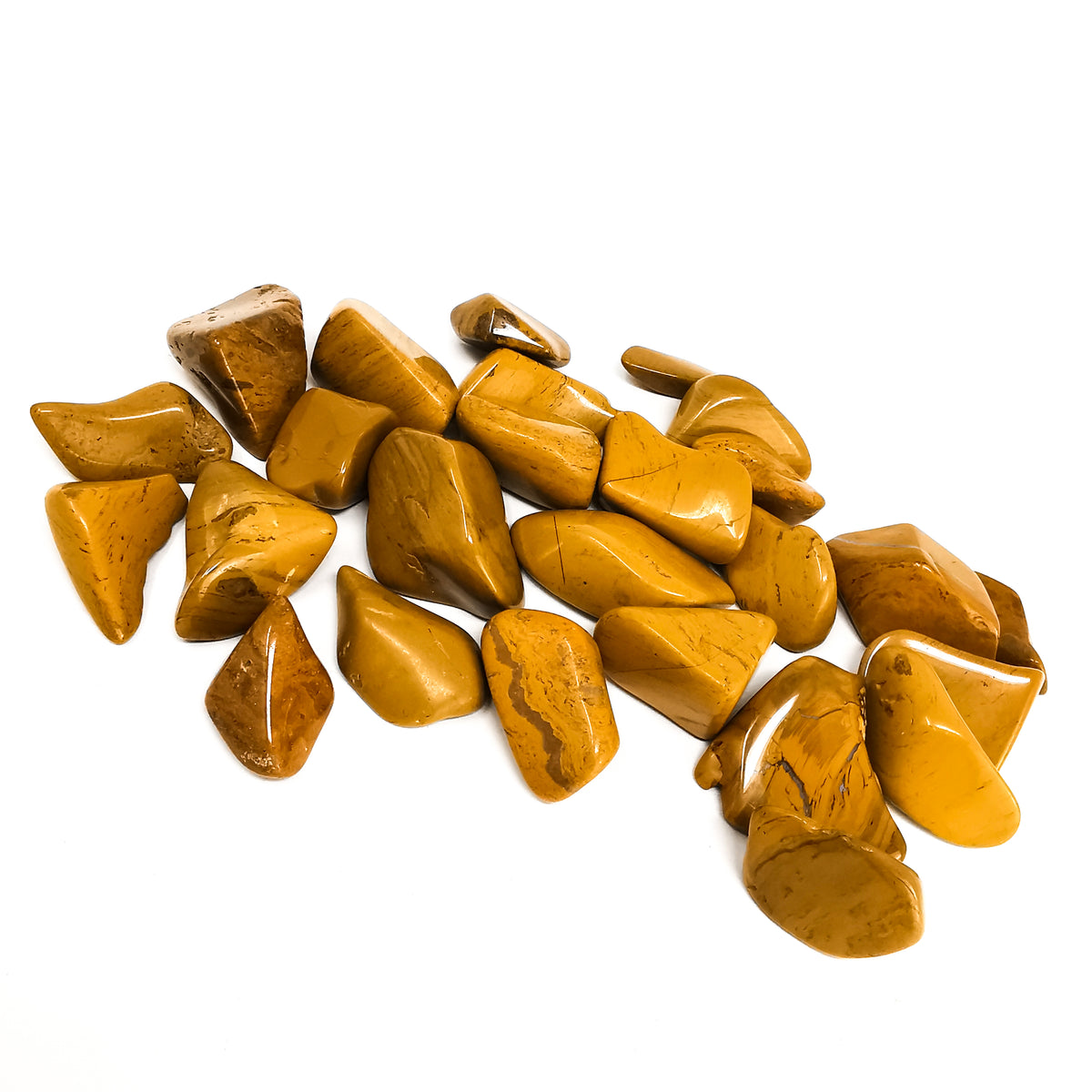 Yellow Jasper tumble from Madagascar.