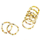 Yellow Opal - Bead Bracelet 8mm