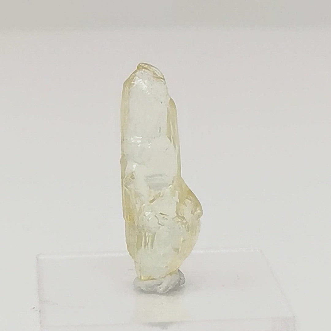 Heliodor mineral specimen from Volyn Deposit, Ukraine.