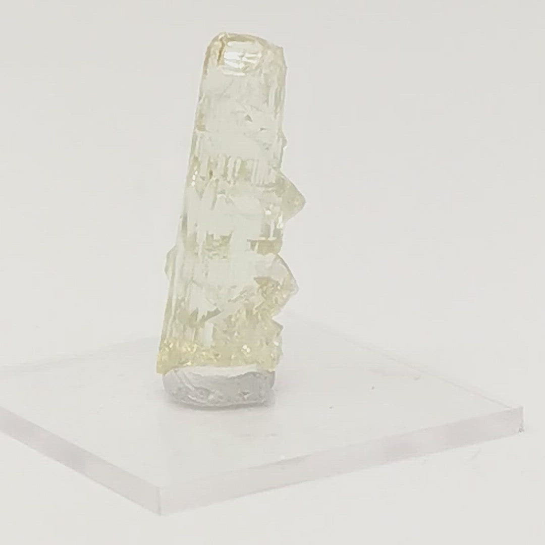 Heliodor mineral specimen from Volyn Deposit, Ukraine.